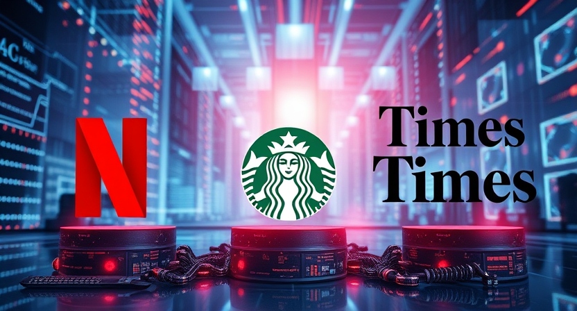 Real world expamles showcasing netflix, starbucks, and times 